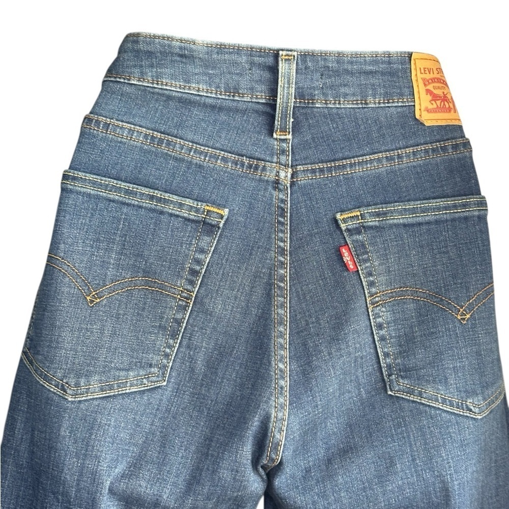 Levi's women’s 726 flare medium wash denim Jeans sz 29 L30 preloved - Picture 6 of 11